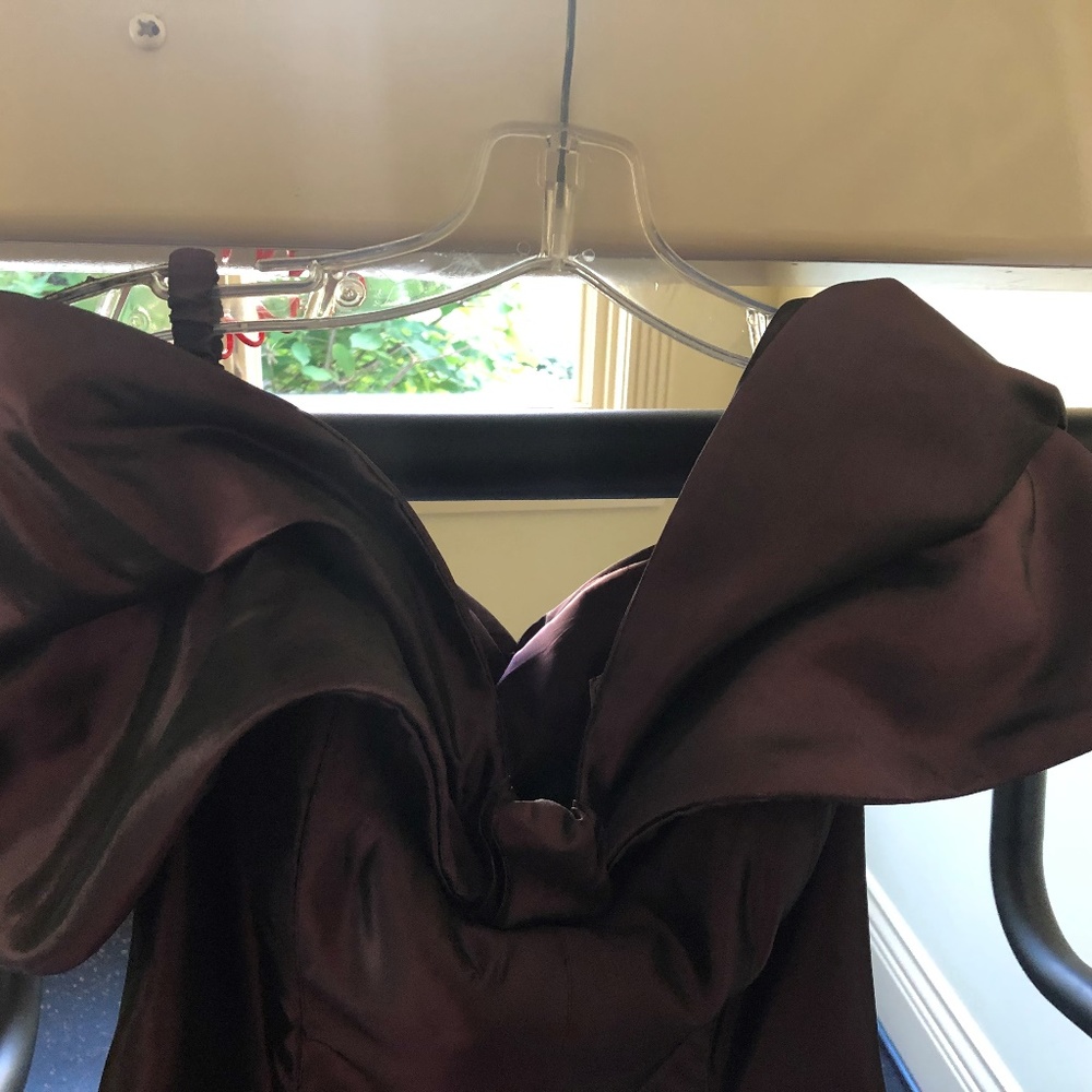 taffeta gown